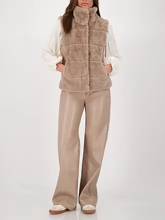 MONARI | Gilet in Felloptik | 